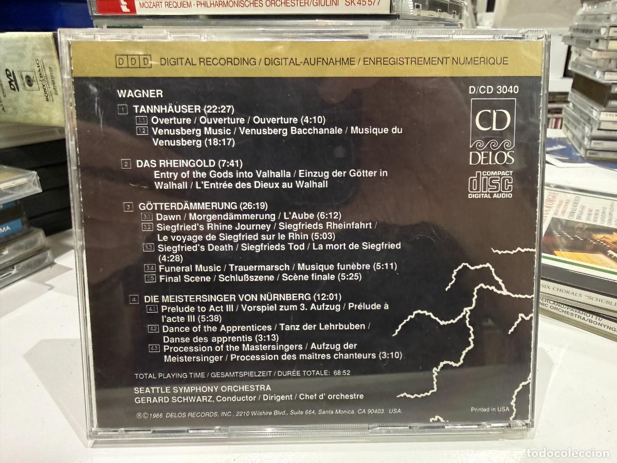 CDs de m&uacute;sica: Wagner - Gerard Schwarz - Wagner (CD) - Foto 2