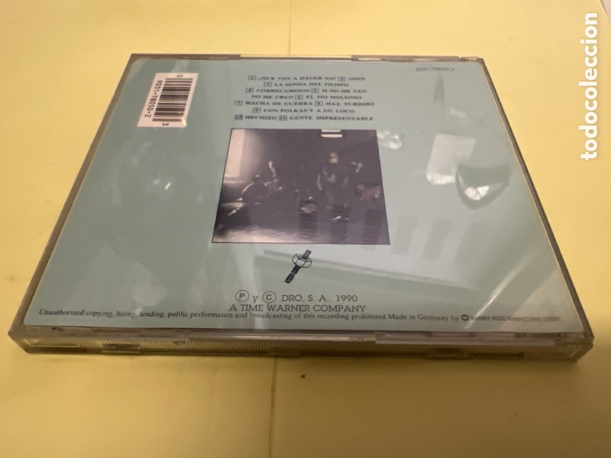 CDs de m&uacute;sica: T1/D3/102. CD CELTAS CORTOS GENTE IMPRESENTABLE - Foto 2