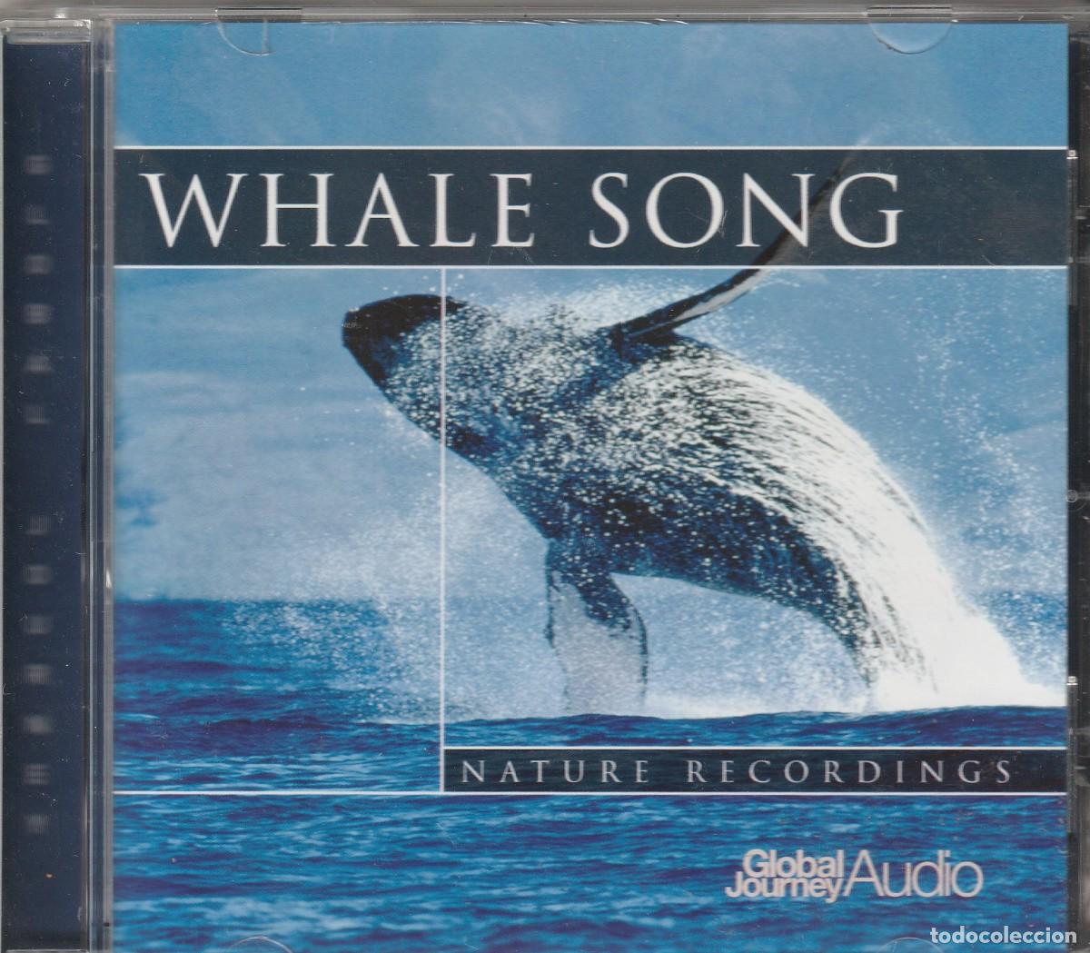 CDs de m&uacute;sica: WHALE SONG-NATURE RECORDINGS- ( MUSICA RELAX )(((NUEVO & PRECINTADO )))