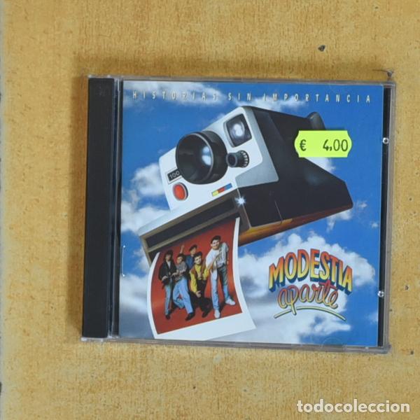 CD de M&uacute;sica: MODESTIA APARTE - HISTORIAS SIN IMPORTANCIA - CD