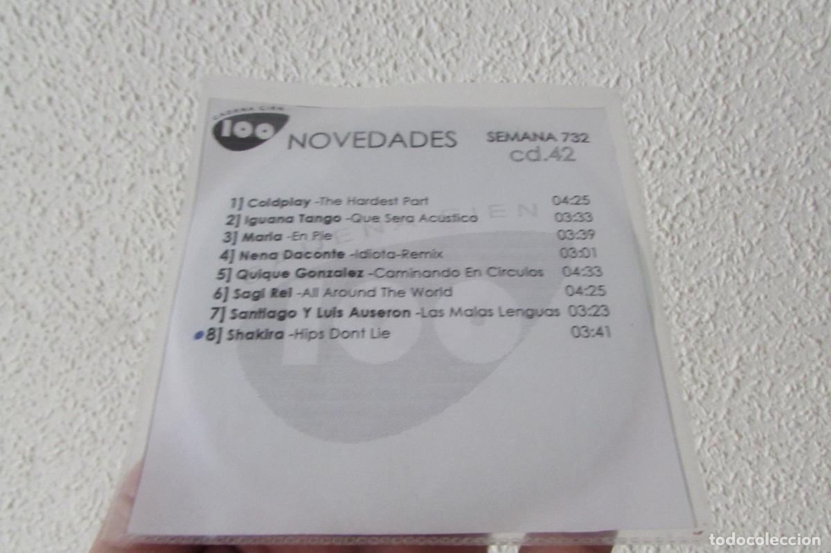 CDs de m&uacute;sica: NOVEDADES CADENA 100 2006 CDR..COLDPLAY ..SHAKIRA..IGUANA TANGO..QUIQUE GONZALEZ..