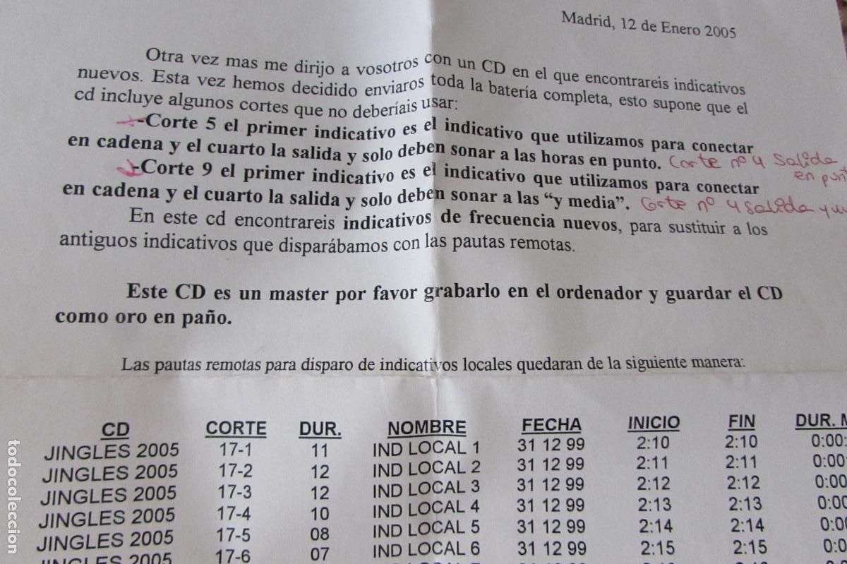 CDs de m&uacute;sica: CADENA 100 JINGLES 2005 - Foto 5