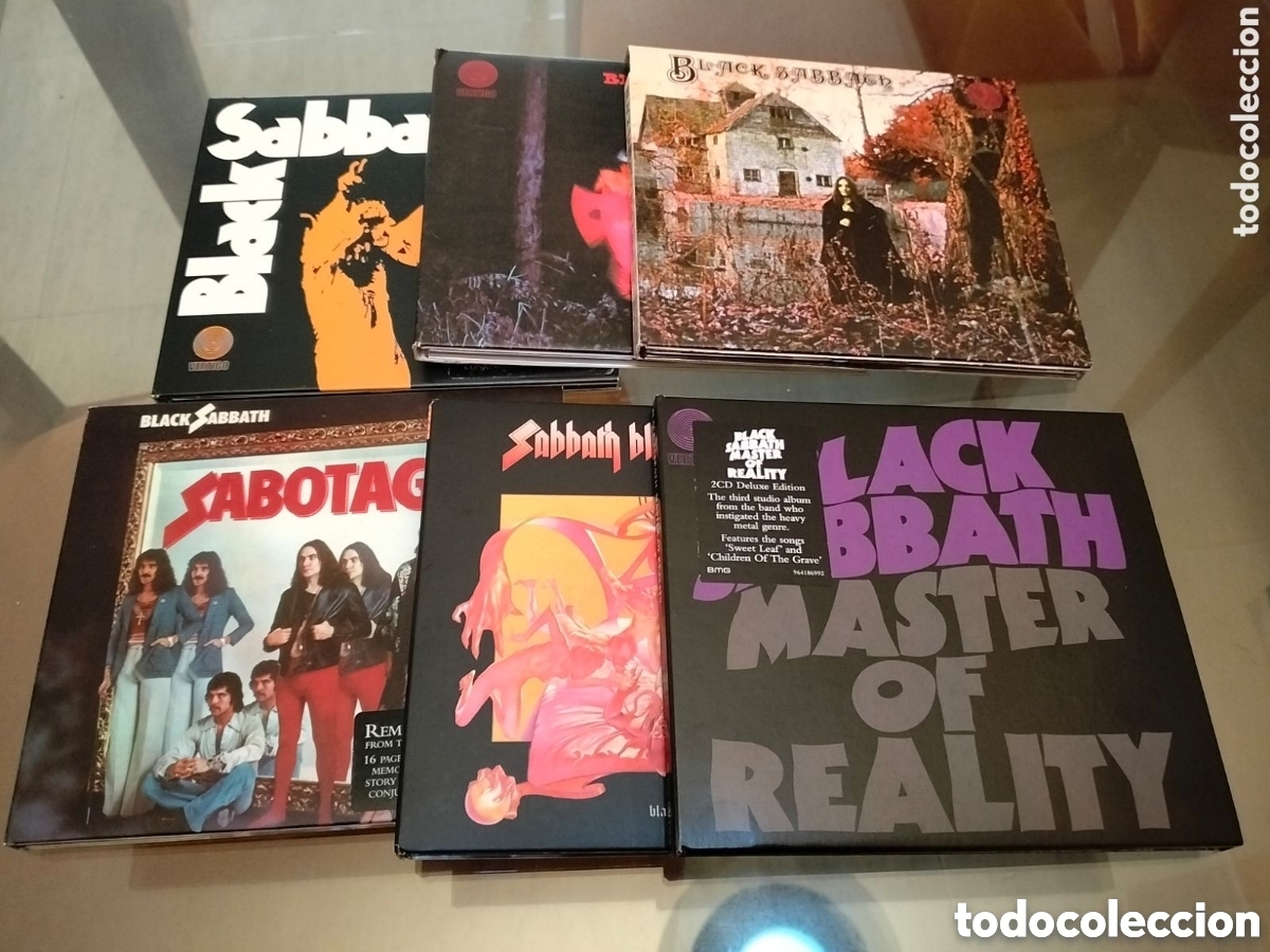 CDs de m&uacute;sica: Black Sabbath Remasters 7CD Digipack Ozzy Osbourne Env&iacute;o Gratis
