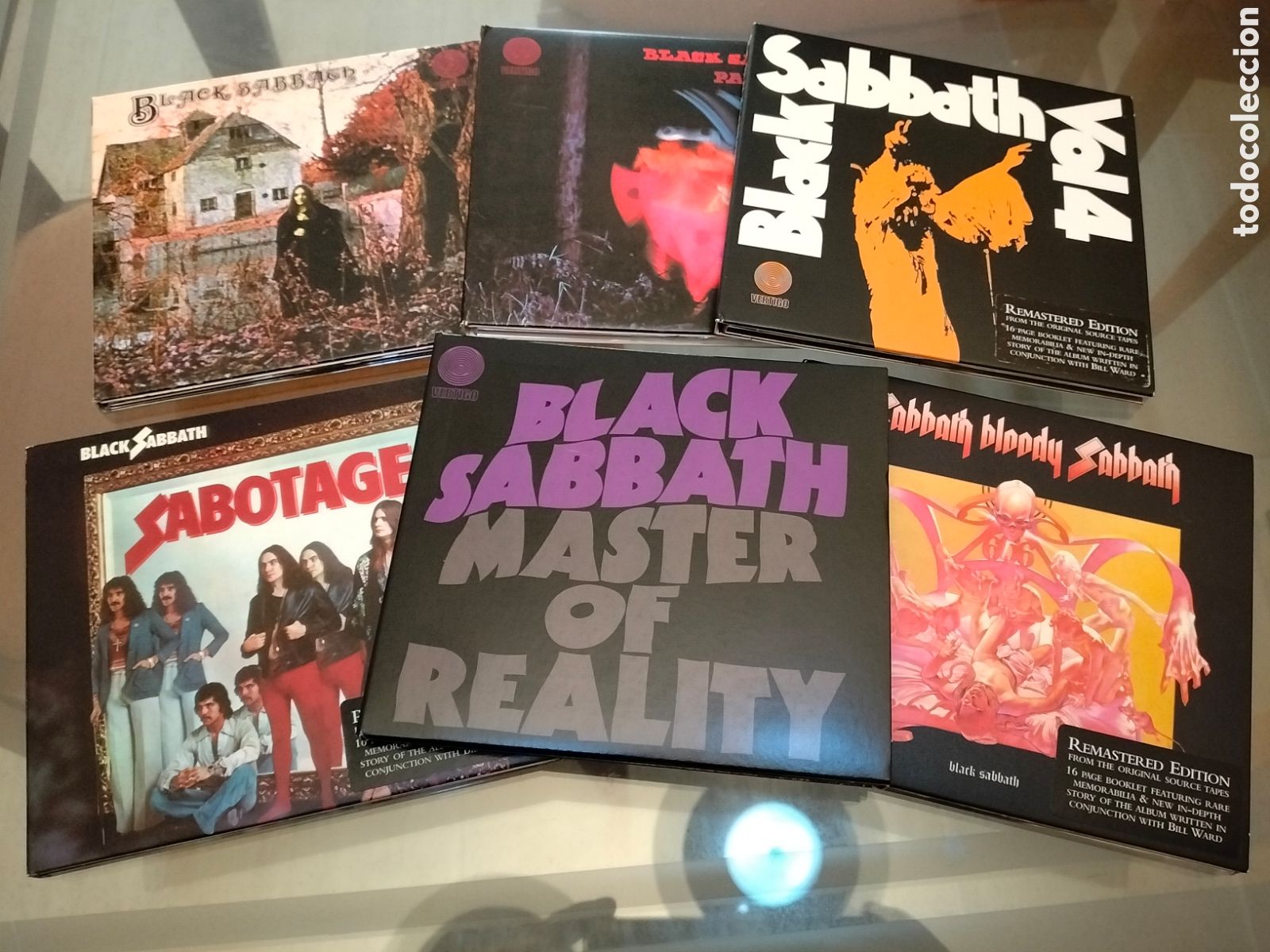 CDs de m&uacute;sica: Black Sabbath Remasters 7CD Digipack con Ozzy Osbourne