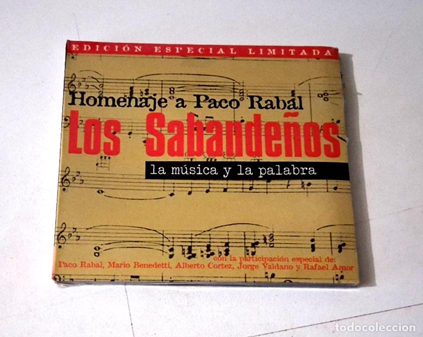 CDs de m&uacute;sica: LOS SABANDE&Ntilde;OS &rdquo;HOMENAJE A PACO RABAL LA MUSICA Y LA PALABRA&rdquo; CD NUEVO LIMITADA