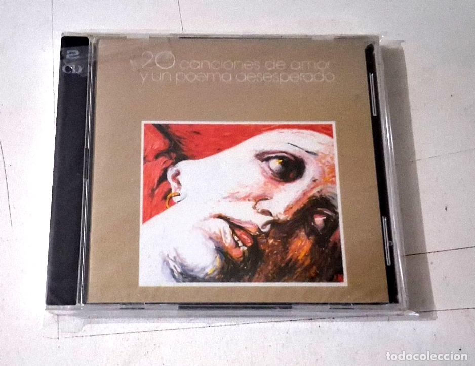 CDs de m&uacute;sica: LUIS EDUARDO AUTE &rdquo;20 CANCIONES DE AMOR Y UN POEMA DESESPERADO&rdquo; 2CD CD PRECINTAD