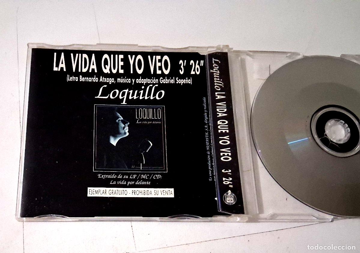 CDs de m&uacute;sica: LOQUILLO &rdquo;LA VIDA QUE YO VEO&rdquo; CD SINGLE 1 TRACKS - Foto 2