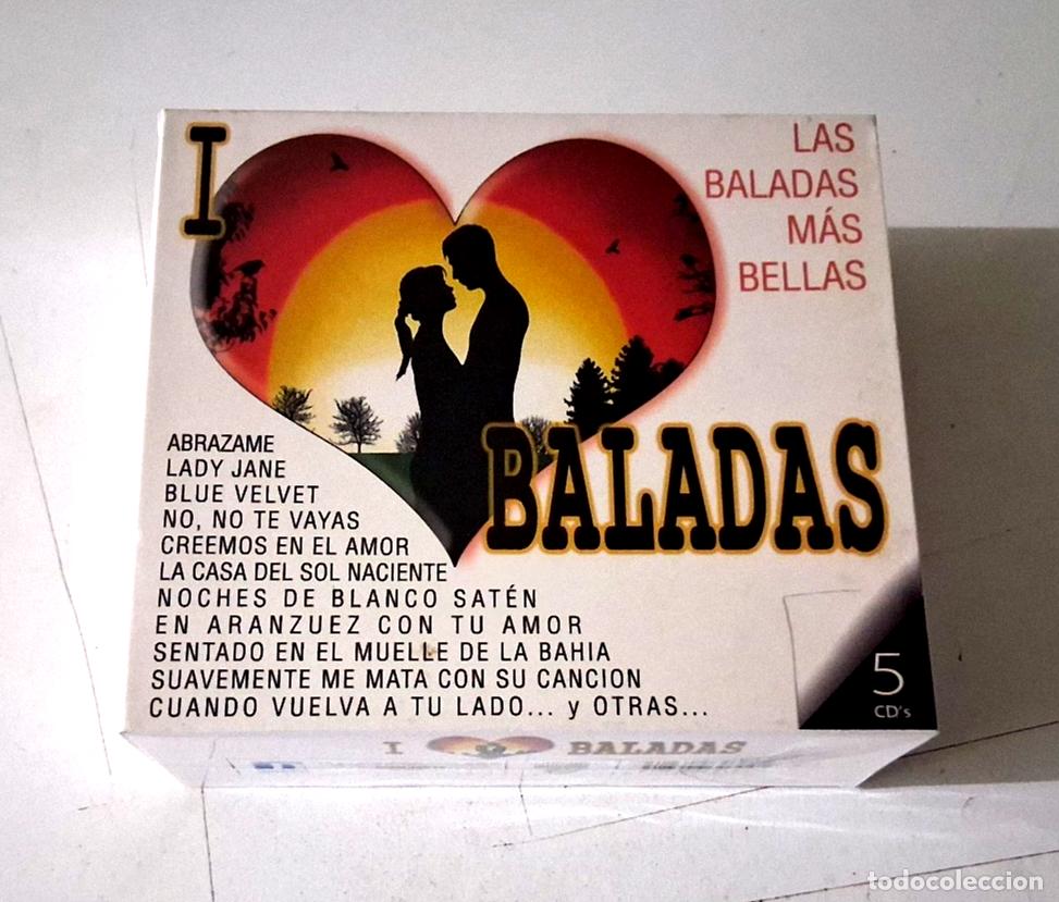 CDs de m&uacute;sica: CD &rdquo;I LOVE BALADAS LAS BALADAS MAS BELLAS&rdquo; 5CD 82 TRACKS