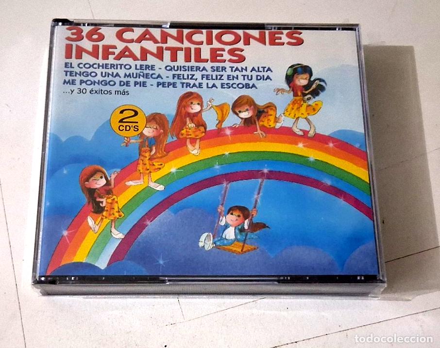 CDs de m&uacute;sica: CD &rdquo;36 CANCIONES INFANTILES&rdquo; 2CD 39 TRACKS EL COCHERITO LERE QUISIERA SER TAN AL