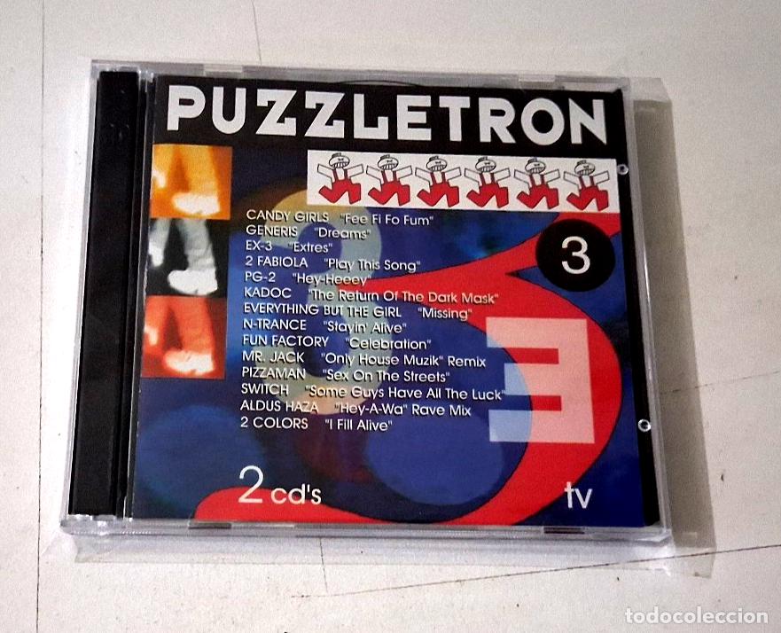 CDs de m&uacute;sica: CD &rdquo;PUZZLETRON 3&rdquo; 2CD 25 TRACKS