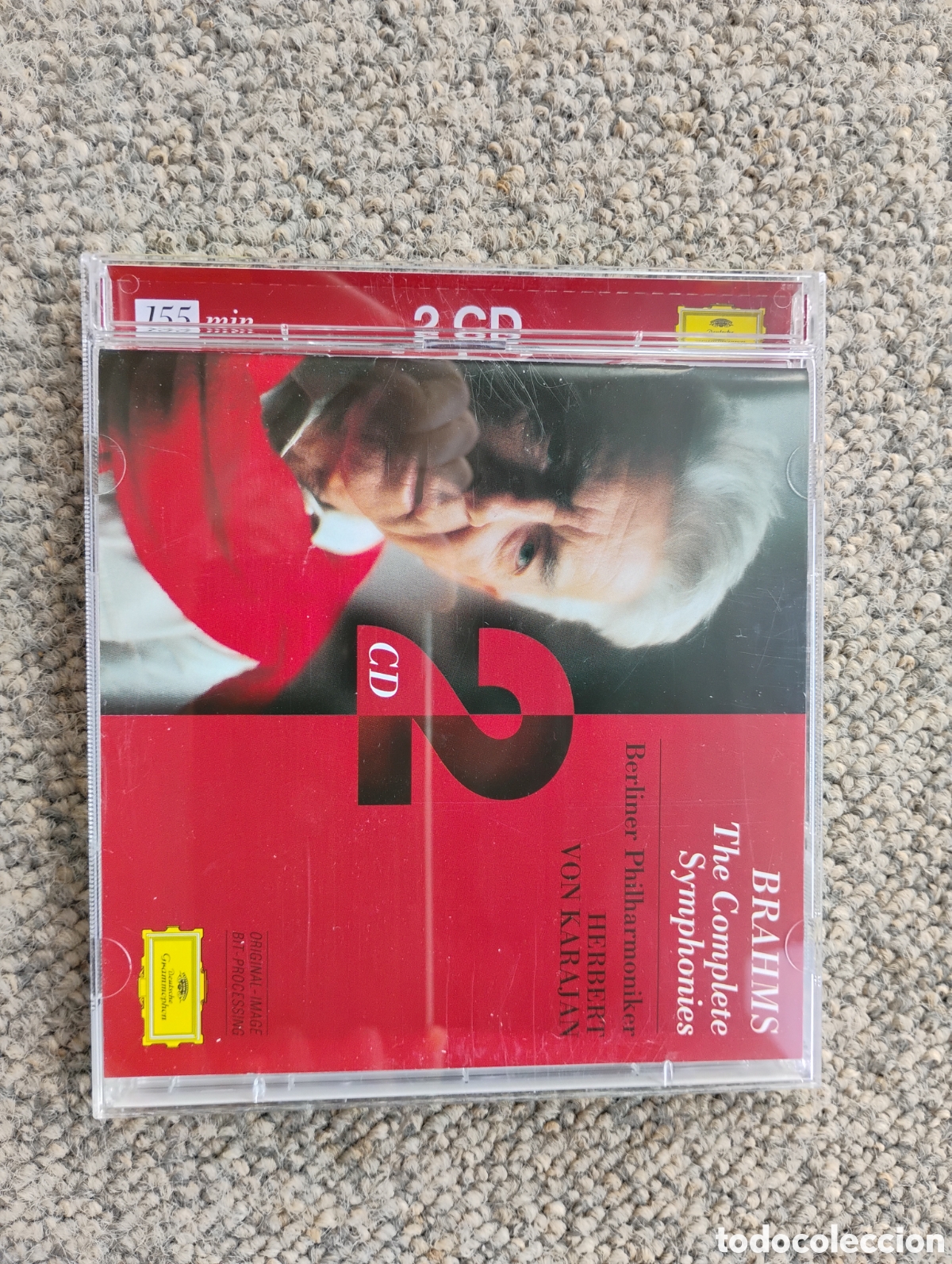 CDs de m&uacute;sica: Brahms: Las cuatro sinfon&iacute;as. Filarm&oacute;nica de Berl&iacute;n. Karajan. DG 2 cds