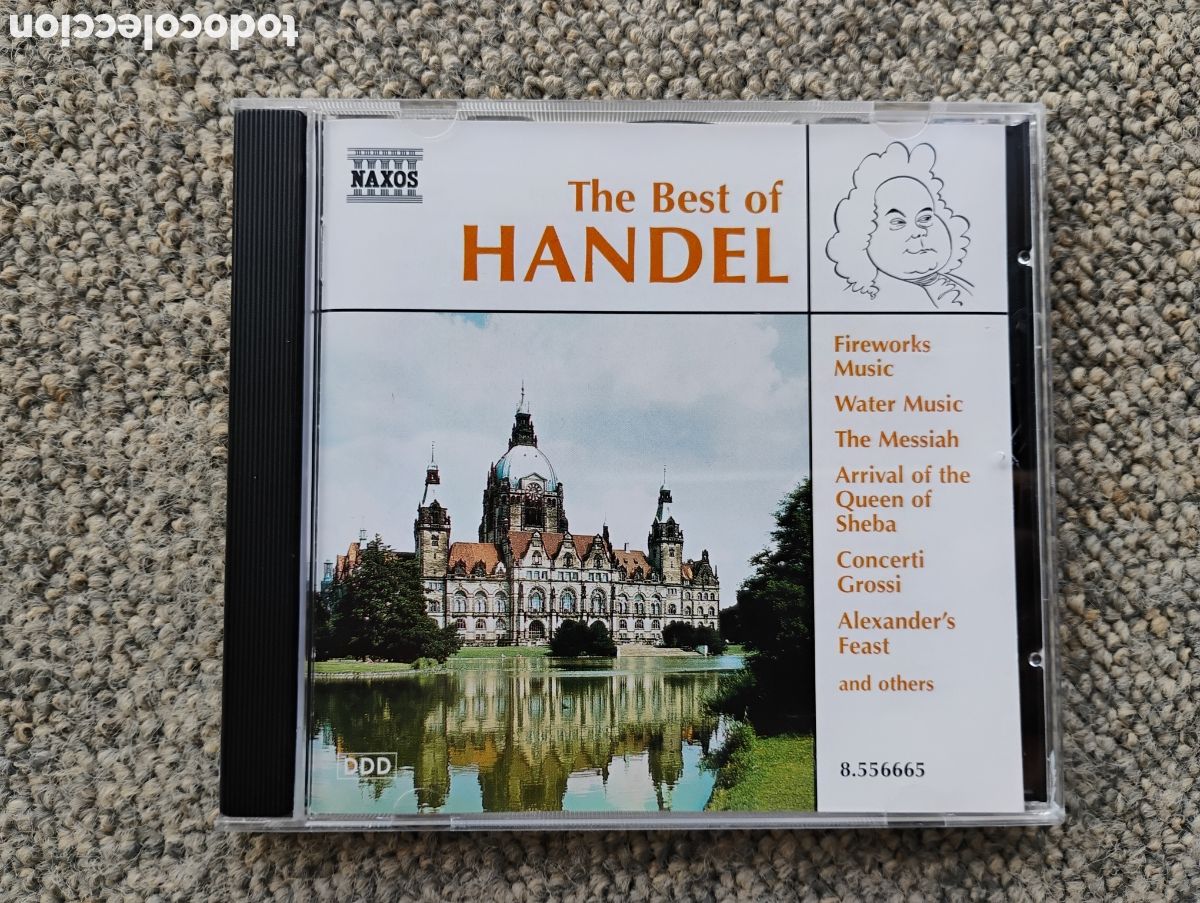CDs de m&uacute;sica: Haendel: The best of Haendel. Diversos int&eacute;rpretes. Naxos