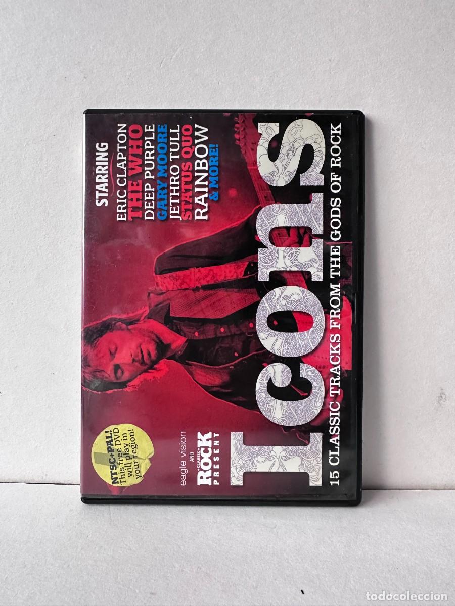 CDs de m&uacute;sica: Icons - 15 Classic Tracks From The Gods Of Rock (DVD)