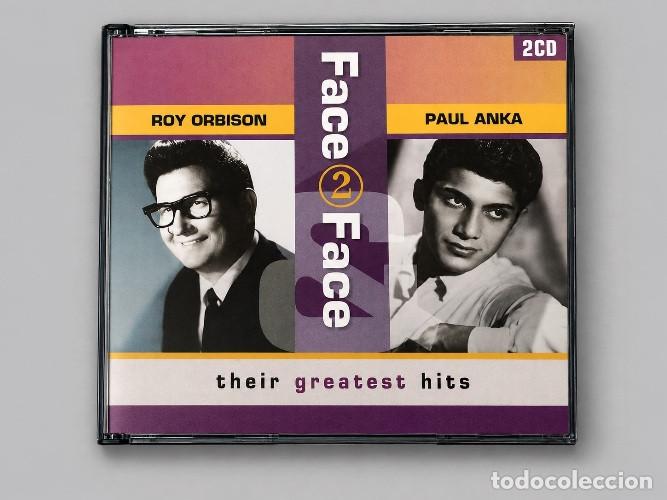 Music CDs: [DOBLE CD BOX SET]. ROY ORBISON. PAUL ANKA. FACE 2 FACE. GREATEST HITS. RECOPILATORIO.