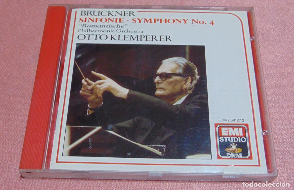CDs de Musique: BRUCKNER - SYMPHONY N&ordm;4 - PHILHARMONIA ORCHESTRA - OTTO KLEMPERER - CD ALBUM EMI - MADE IN U.K.
