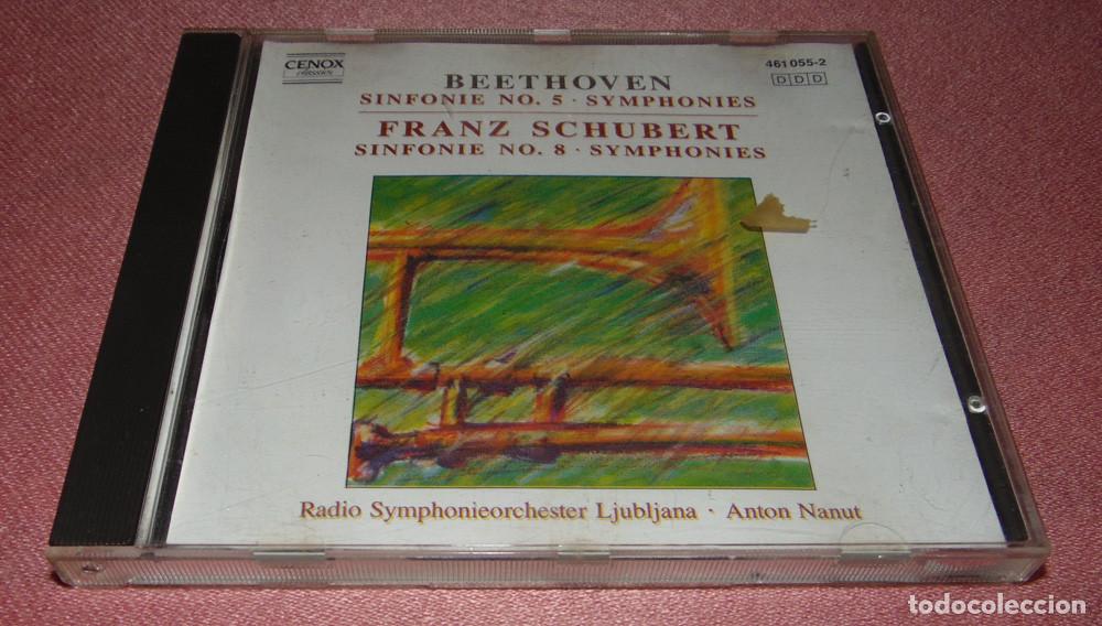 CDs de Musique: FRANZ SCHUBERT - SYMPHONIE N&ordm;8 OP. POSTHUM - LUDWIG VAN BEETHOVEN SYMPHONIE N&ordm;5 OP 67 - CD ALBUM