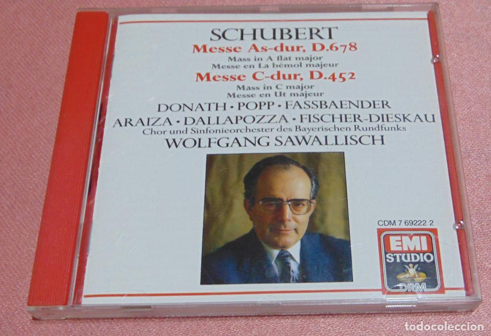 CDs de Musique: SCHUBERT - MESSE D.678 - MESS D 452 - POPP - FISCHER DIESKAU - DONATH - ARAIZA -... CD ALBUM EMI UK