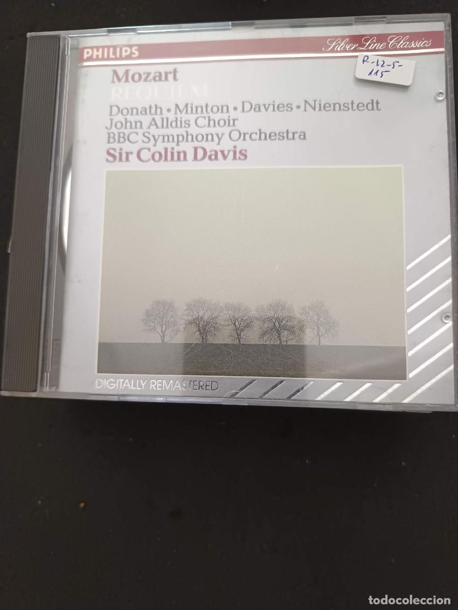CDs de m&uacute;sica: MOZART: REQUIEM. DIR: SIR COLIN DAVIS. INT&Eacute;RP: DONATH, MINTON, DAVIES, NIENSTEDT. JOHN ALLDIS CHOIR