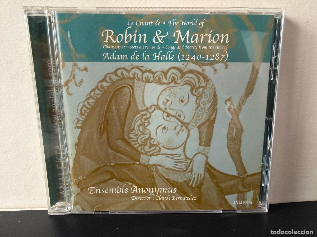 CDs de m&uacute;sica: Ensemble Anonymus - Adam De La Halle - Le Chant De Robin Et Marion (CD)