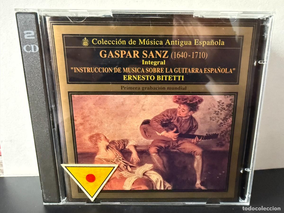 CDs de m&uacute;sica: Gaspar Sanz - Ernesto Bitetti - Integral &rdquo;Instrucci&oacute;n De M&uacute;sica Sobre La Guitarra Espa&ntilde;ola&rdquo; (2xCD)