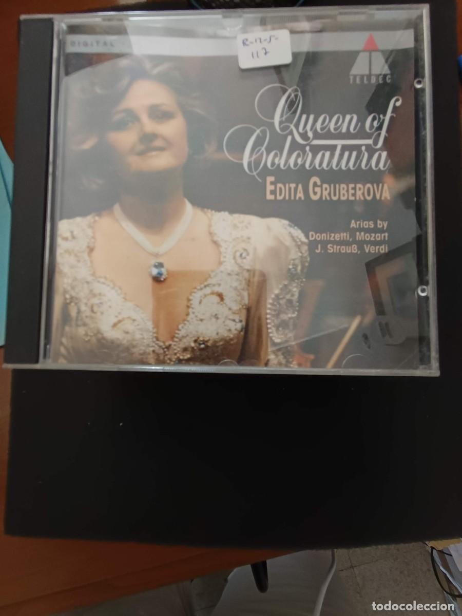 Music CDs: EDITA GRUBEROVA (SOPRANO). QUEEN OF COLORATURA. ARIAS BY DONIZETTI, MOZART, J. STRAUSS, VERDI.