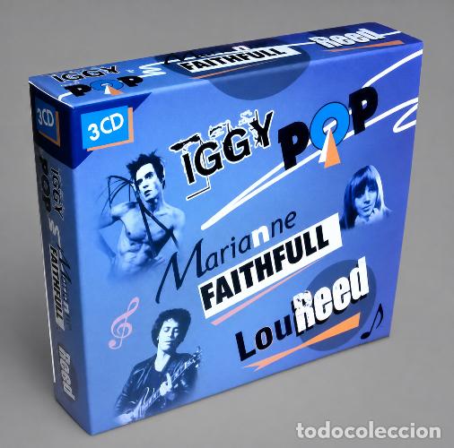 CDs de Musique: [3 CDS SET BOX]. [IGGY POP] + [MARIANNE FAITHFULL] + [LOU REED]. LIVE PERFORMANCE.