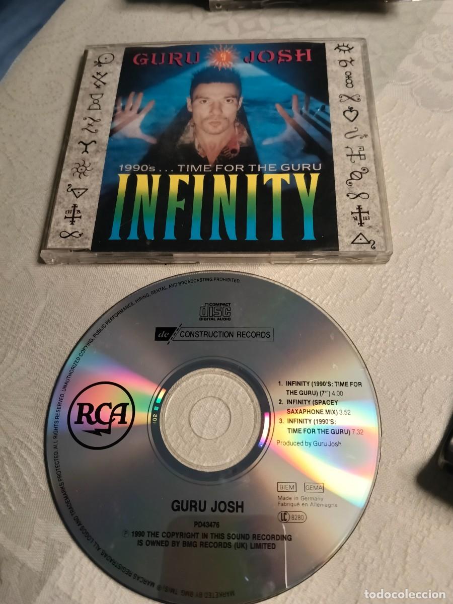 CDs de m&uacute;sica: RAR MAXI CD. GURU JOSH. INFINITY. 3 TRACKS