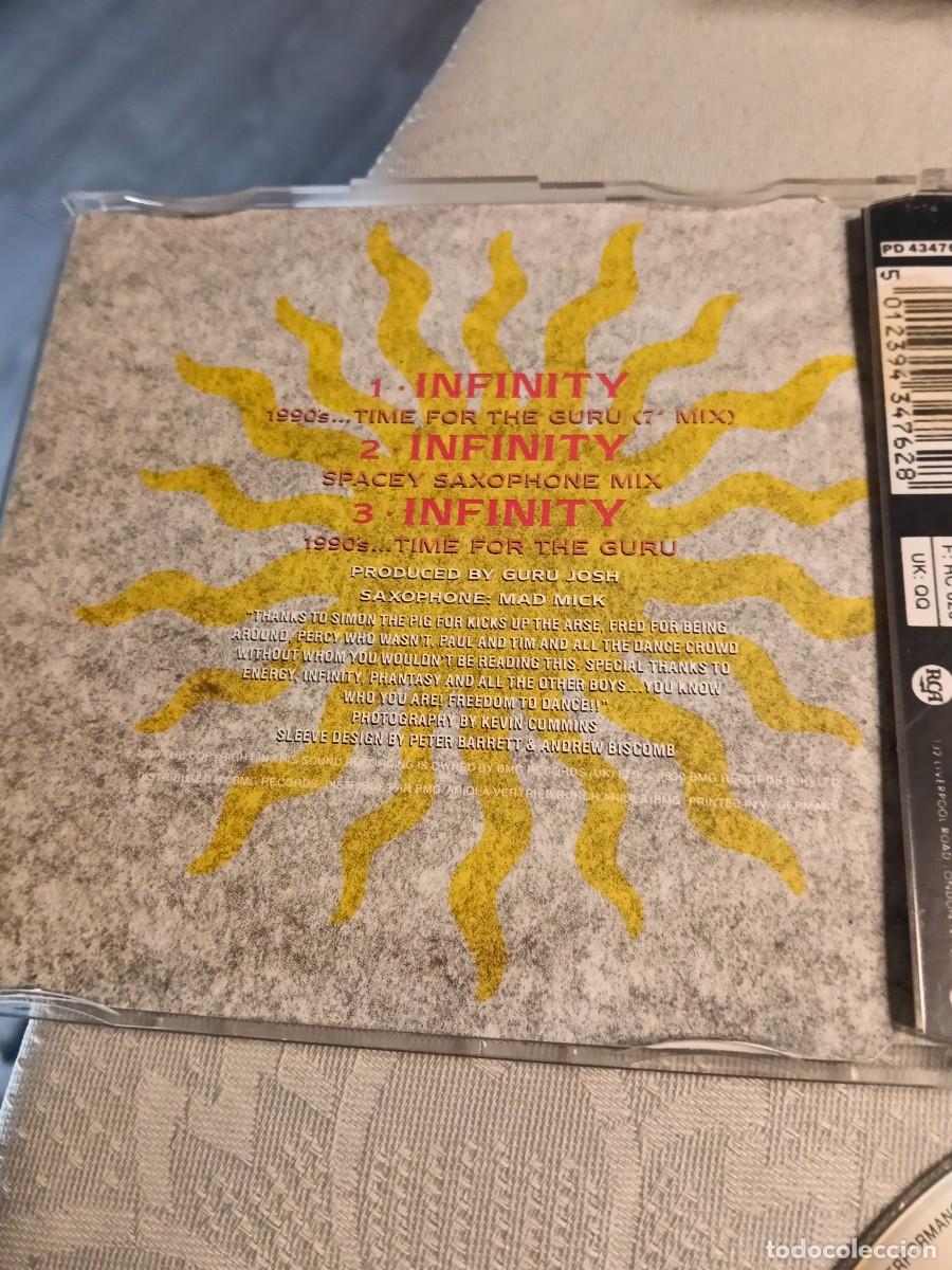 CDs de m&uacute;sica: RAR MAXI CD. GURU JOSH. INFINITY. 3 TRACKS - Foto 2