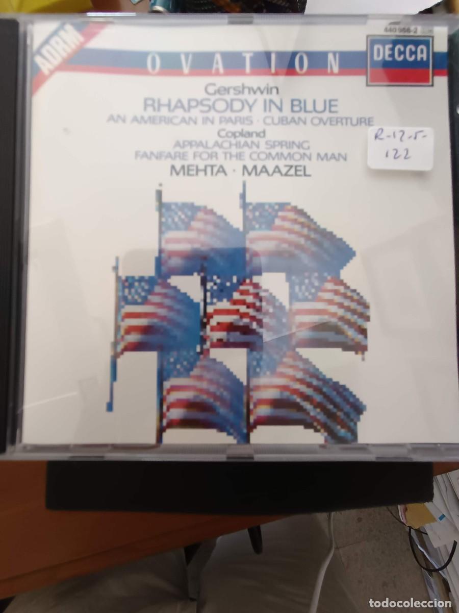 CDs de m&uacute;sica: GERSHWIN: RHAPSODY IN BLUE / AN AMERICAN IN PARIS / CUBAN OVERTURE . COPLAND : APPALACHIAN SPRING,