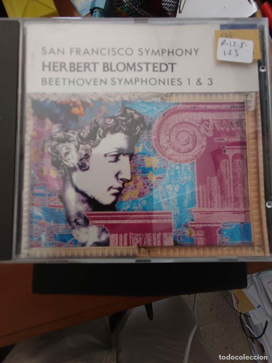 CDs de m&uacute;sica: BEETHOVEN SYMPHONIES 1 & 3. DIR: HERBERT BLOMSTEDT. SAN FRANCISCO SYMPHONY