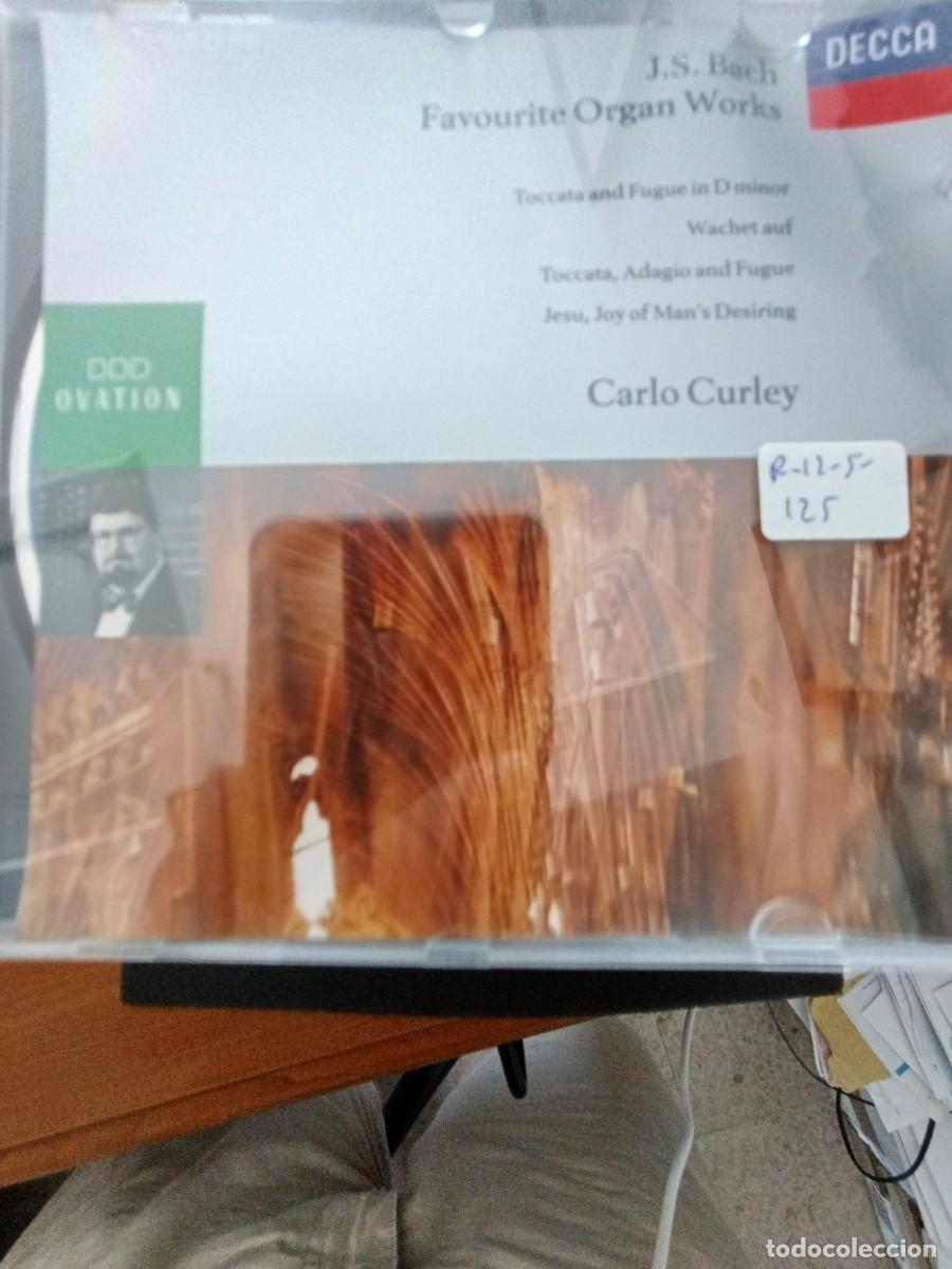 CDs de m&uacute;sica: J. S. BACH: FAVOURITE ORGAN WORKS. CARLO CURLEY AT THE ORGAN OF GIRARD COLLEGE CHAPEL, PHILADELPHIA