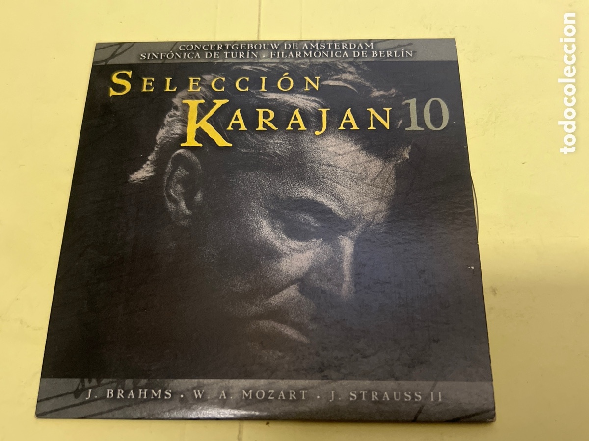 CDs de m&uacute;sica: T1/D3/108. SELECCI&Oacute;N KARAJAN 10. CONCERTGEBOUW DE AMSTERDAM SINF&Oacute;NICA DE TUR&Iacute;N. JOHANNES BRAHMS.