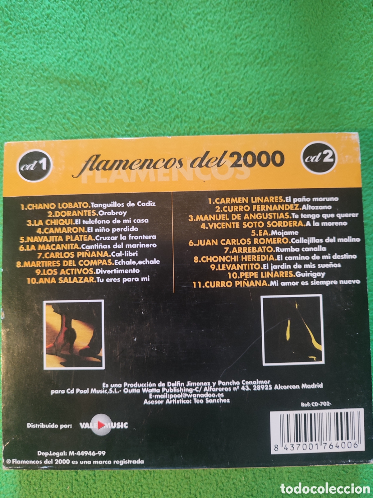 CDs de m&uacute;sica: Flamencos del a&ntilde;o 2000 - Varios 2 Cds - Foto 5