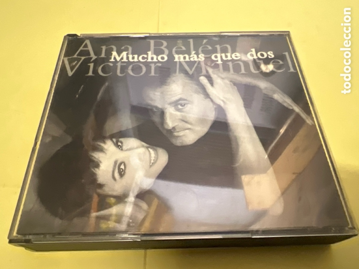CDs de m&uacute;sica: T1/D3/111. ANA BELEN Y VICTOR MANUEL - MUCHO MAS QUE DOS - DOBLE CD + LIBRITO