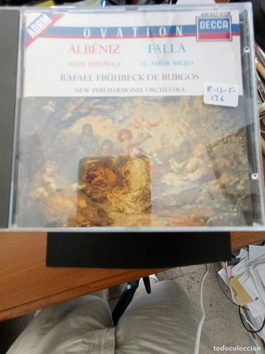 CDs de m&uacute;sica: ALB&Eacute;NIZ: SUITE ESPA&Ntilde;OLA / FALLA: EL AMOR BRUJO. DIR: RAFAEL FR&Uuml;HBECK DE BURGOS. NEW PHILHARMONIA ORC