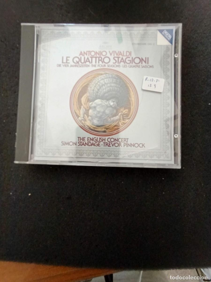 CDs de m&uacute;sica: VIVALDI: LE QUATTRO STAGIONI. DIR: TREVOR PINNOCK. VIOLIN: SIMON STANDAGE. THE ENGLISH CONCERT