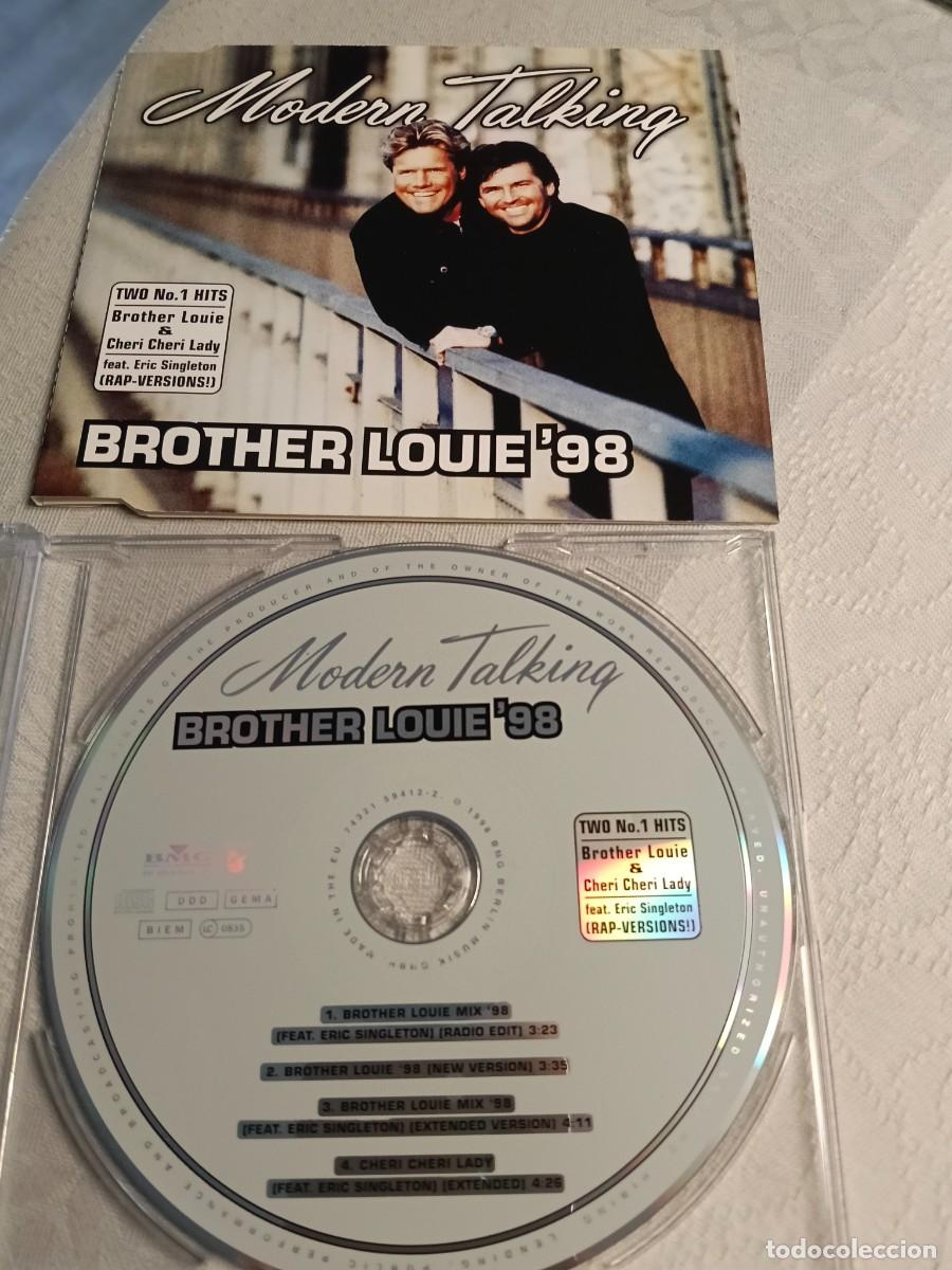 CDs de m&uacute;sica: RAR SINGLE CD. MODERN TALKING. BROTHER LOUIE ' 98. 4 TRACKS