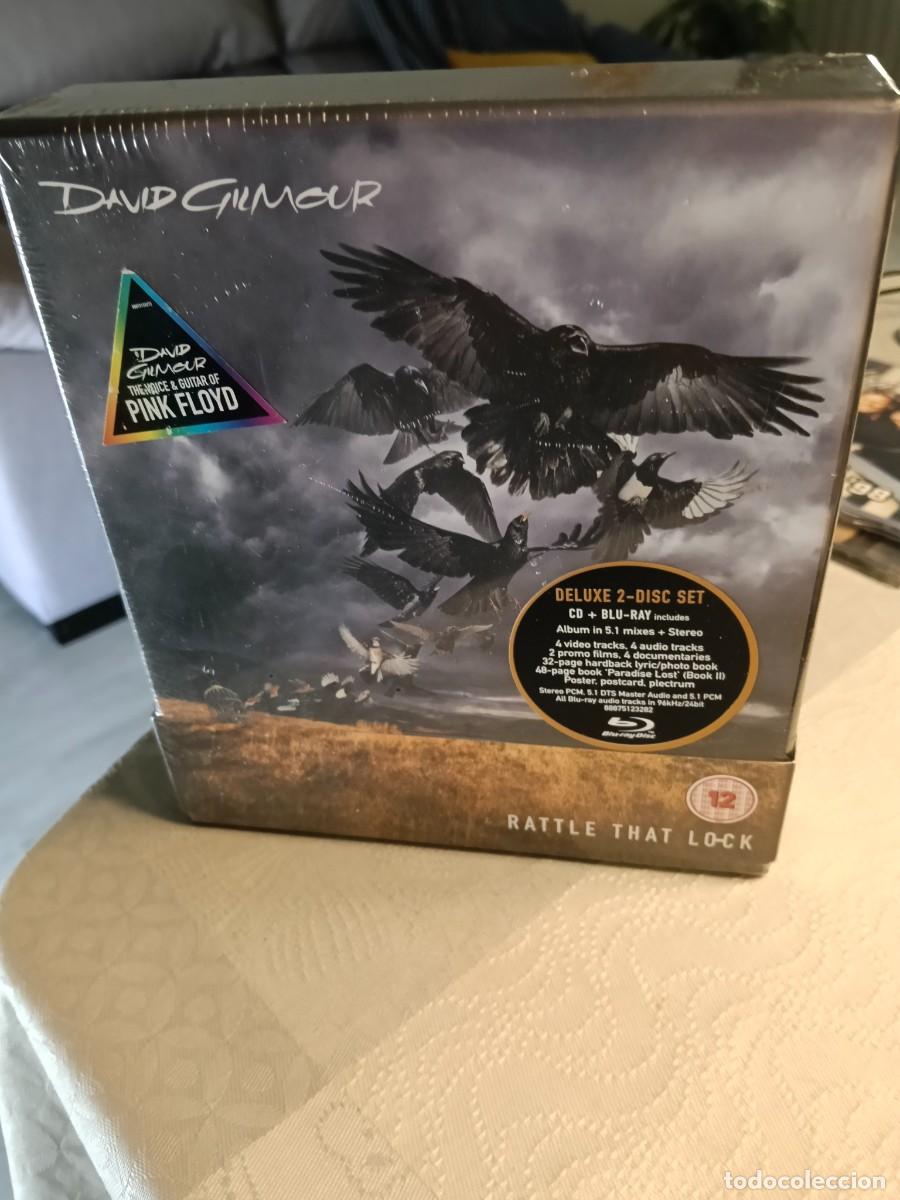 CDs de m&uacute;sica: RAR BOX. DAVID GILMOUR. RATTLE THAT LO-CK. CD & BLU-RAY. SEALED. MINT. PINK FLOYD