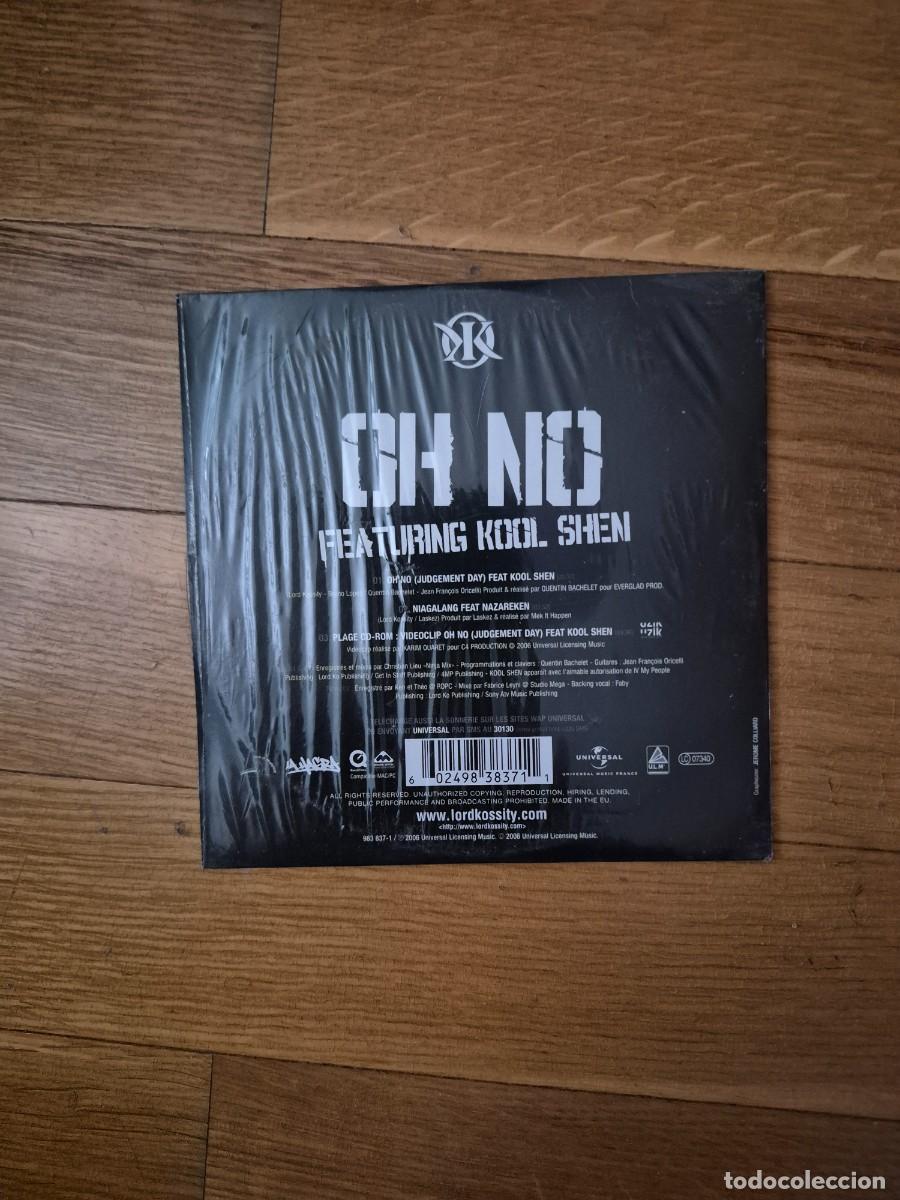 CDs de m&uacute;sica: Lord Kossity featuring Kool Shen - OH NO, CD - Foto 2