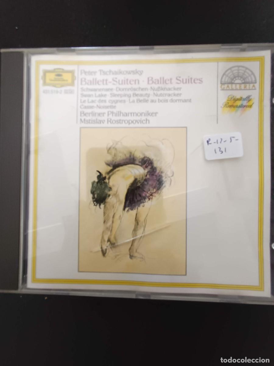 CDs de m&uacute;sica: TSCHAIKOWSKY: BALLETT-SUITEN (SCHWANENSEE / DORNR&Ouml;SCHEN / NUSSKNACKER). DIR: MSTISLAV ROSTROPOVICH