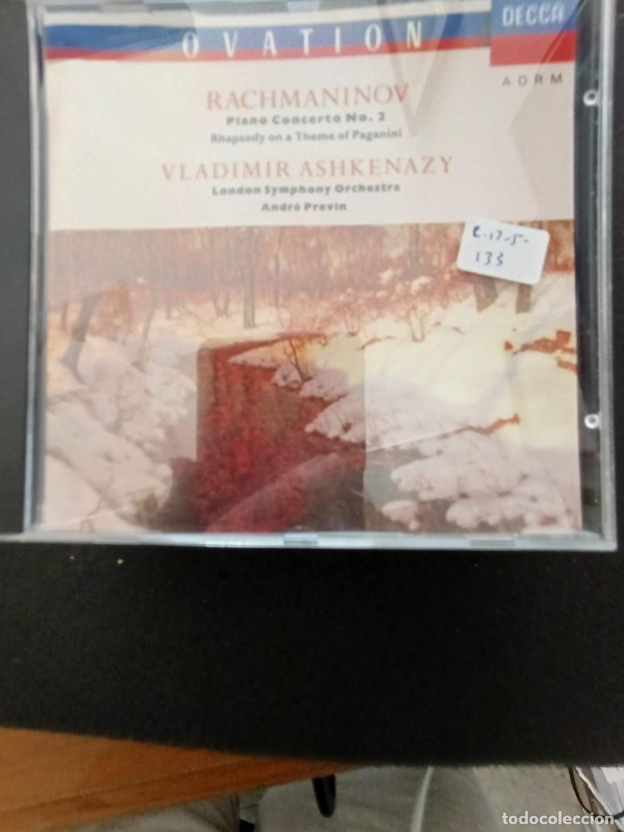 CDs de m&uacute;sica: RACHMANINOV: PIANO CONCERTO N&ordm; 2 / RHAPSODY ON A THEME OF PAGANINI. DIR: ANDR&Eacute; PREVIN. PIANO: VLADI