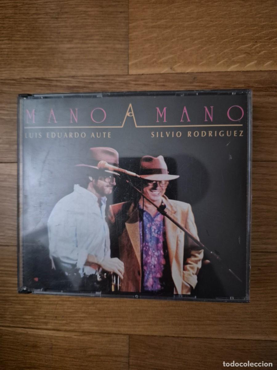 CDs de m&uacute;sica: Luis Eduardo Aute - Silvio Rodr&iacute;guez, 2 CD - Mano a mano
