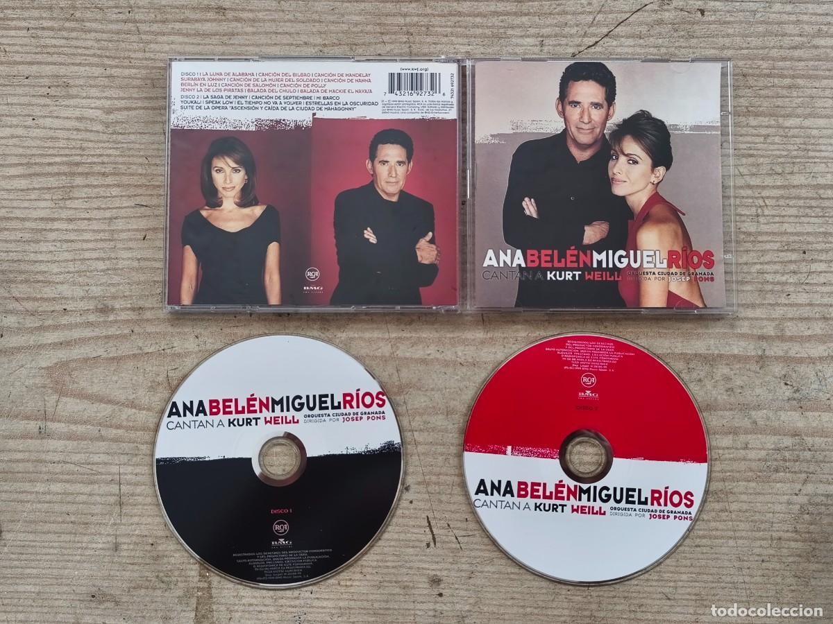 CDs de m&uacute;sica: Ana Bel&eacute;n Y Miguel R&iacute;os - Cantan a Kurt Weill - 2 CD