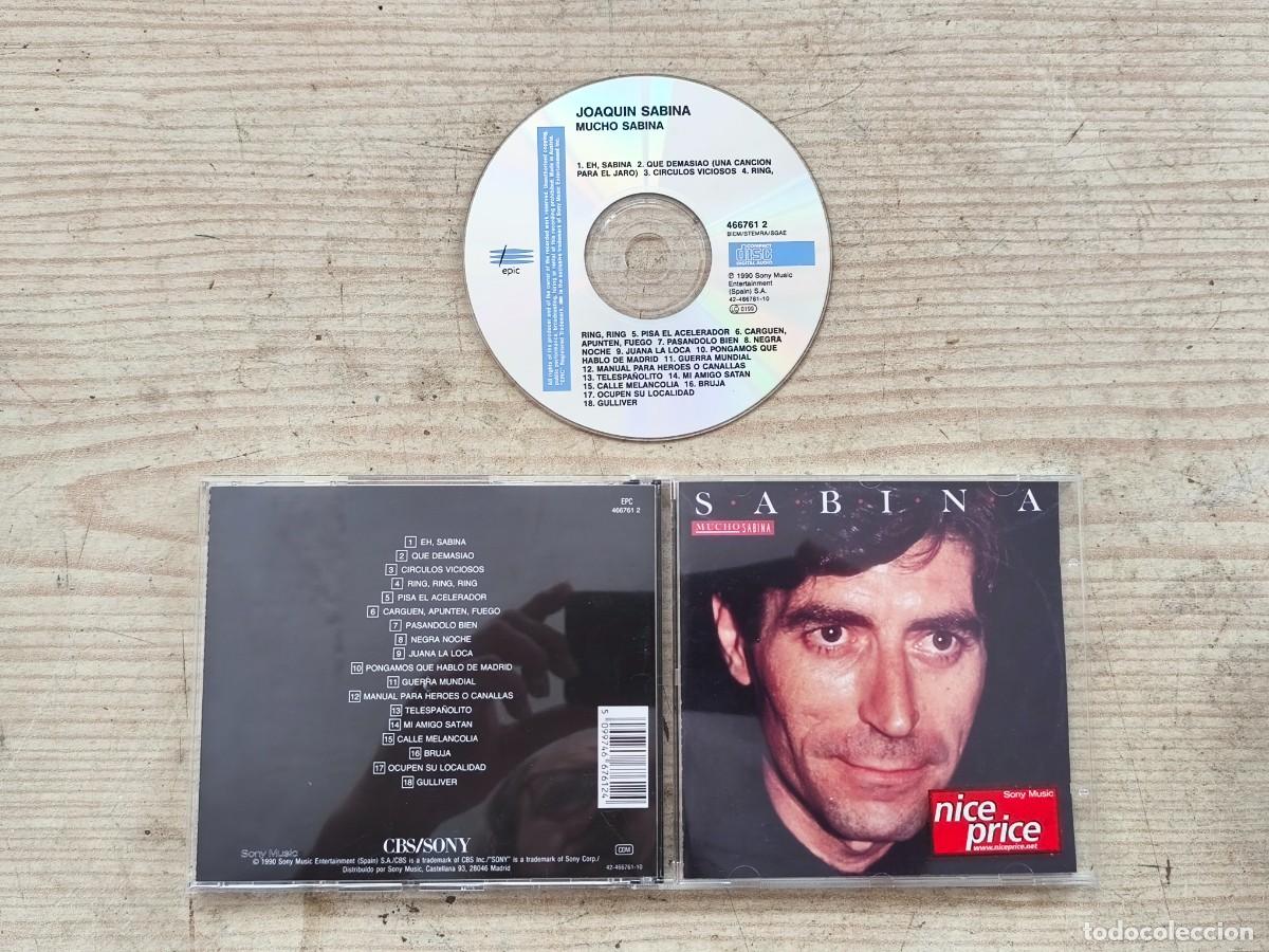 CDs de m&uacute;sica: Joaqu&iacute;n Sabina - Mucho Sabina - CD