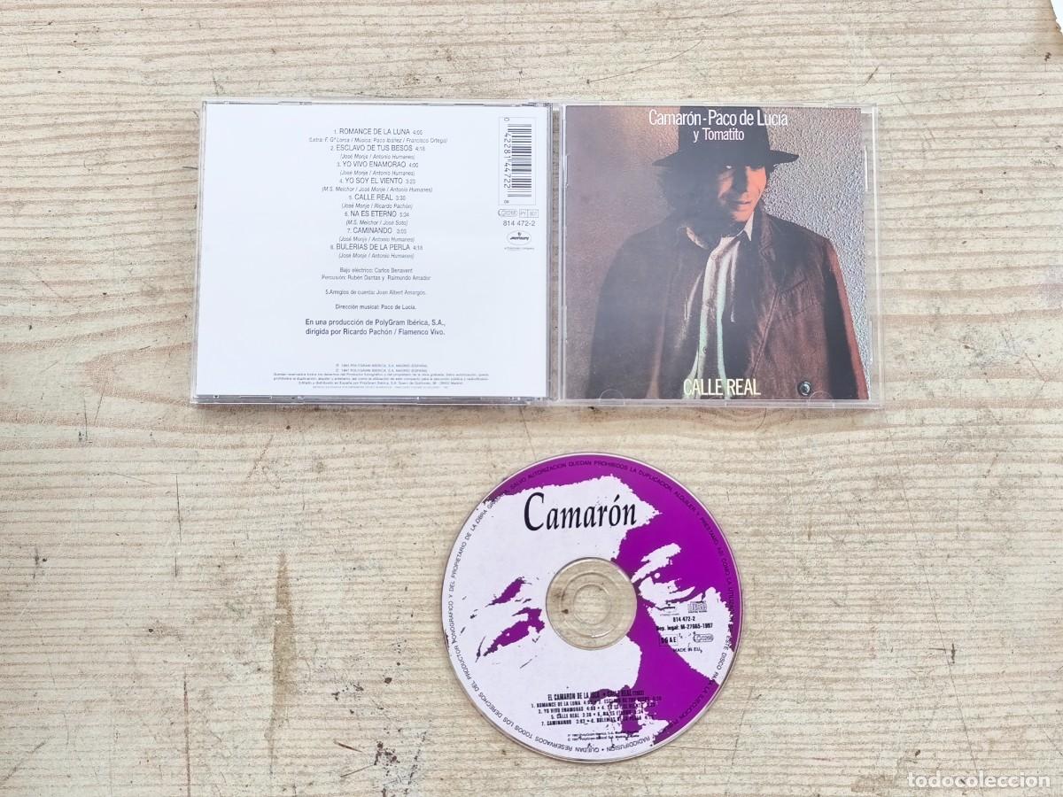 CDs de m&uacute;sica: Camar&oacute;n - Paco De Luc&iacute;a y Tomatito - Calle Real CD