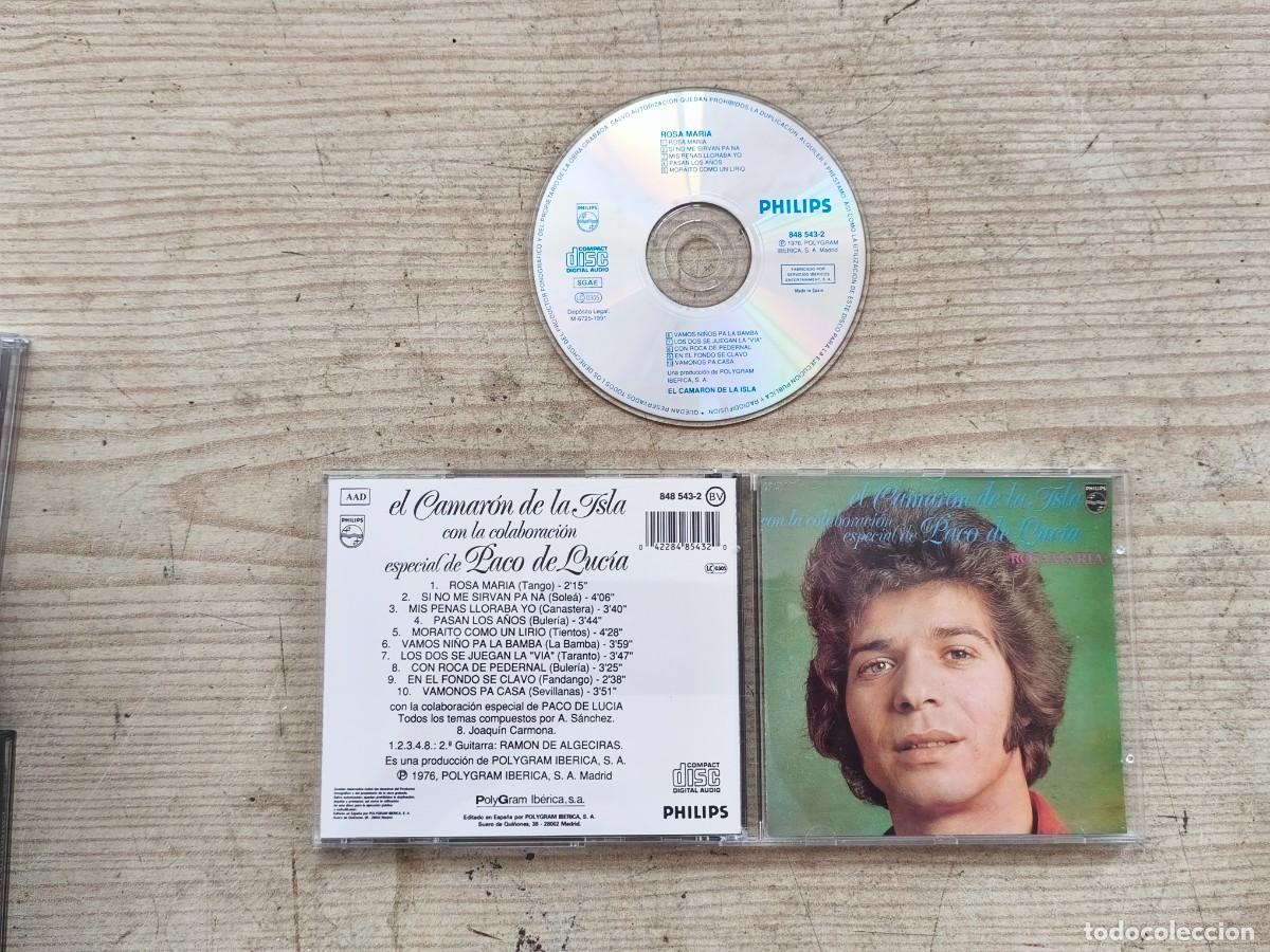 CDs de m&uacute;sica: Camar&oacute;n Con Paco De Luc&iacute;a &ndash; Rosa Mar&iacute;a CD