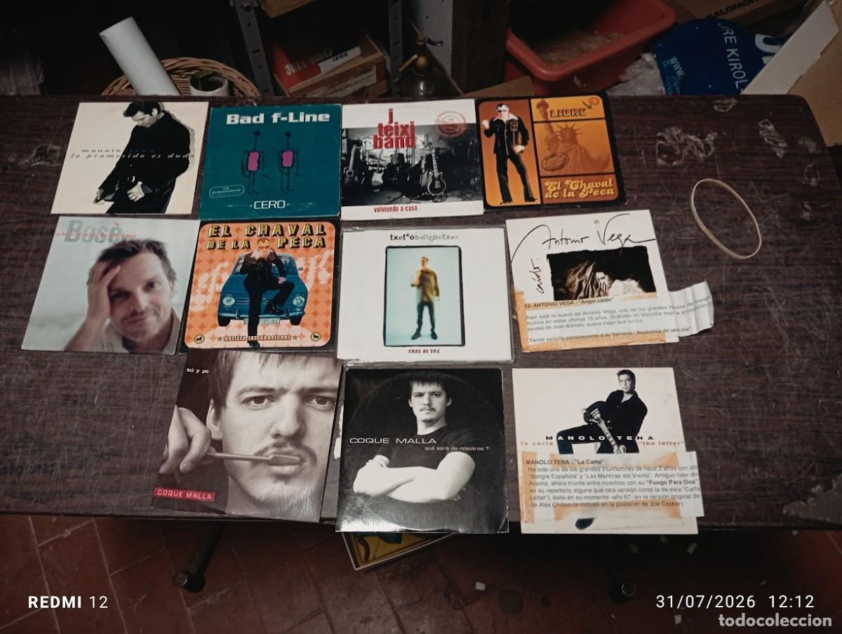 CDs de m&uacute;sica: 17 CD SINGLES ESPA&Ntilde;OLES 80