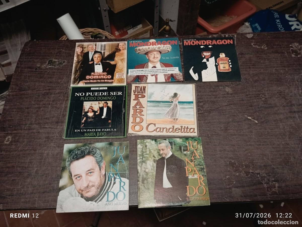 CDs de m&uacute;sica: LOTE 7 CD SINGLE JUAN PARDO -ORQUESTA MONDRAGON +