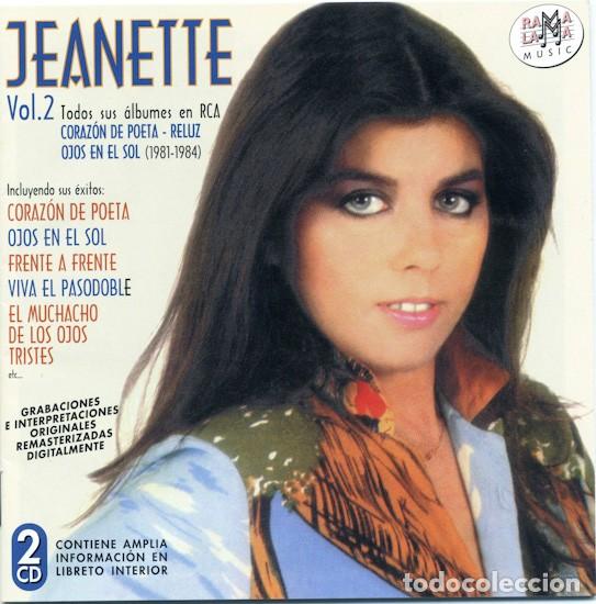 CDs de m&uacute;sica: JEANETTE -VOL. 2: TODOS SUS ALBUMES EN RCA (1981-1984) 2CD Y AMPLIO LIBRETO