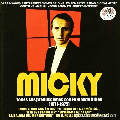 CDs de m&uacute;sica: MICKY - TODAS SUS PRODUCCIONES CON FERNANDO ARBEX (1971-1975) 2CD Y AMPLIO LIBRETO -NUEVO